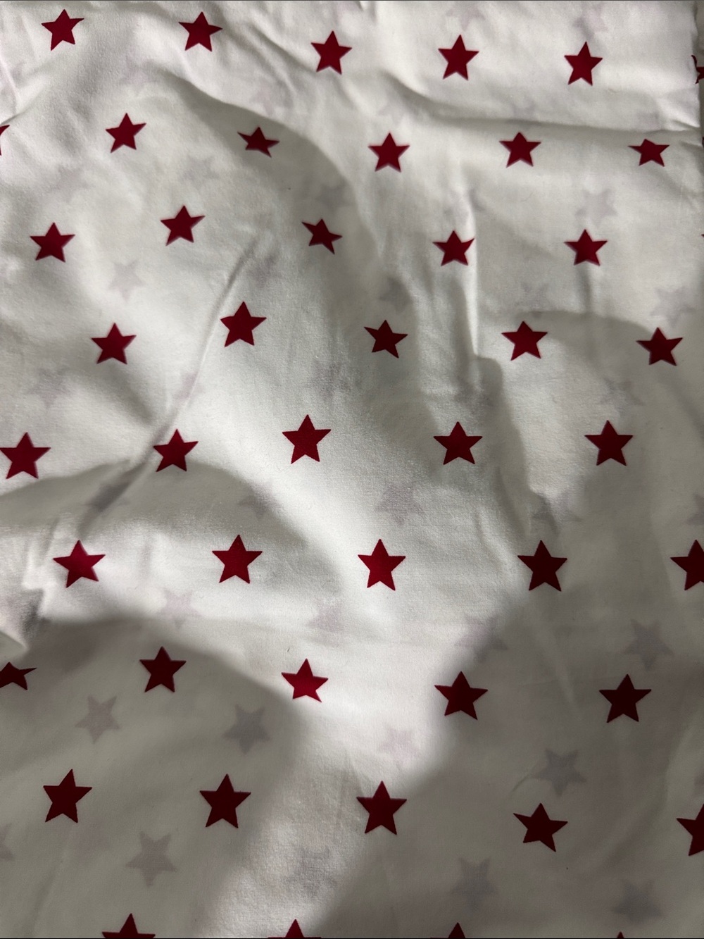 Red Star Print Cotton Queen Sheet Set Pottery Barn